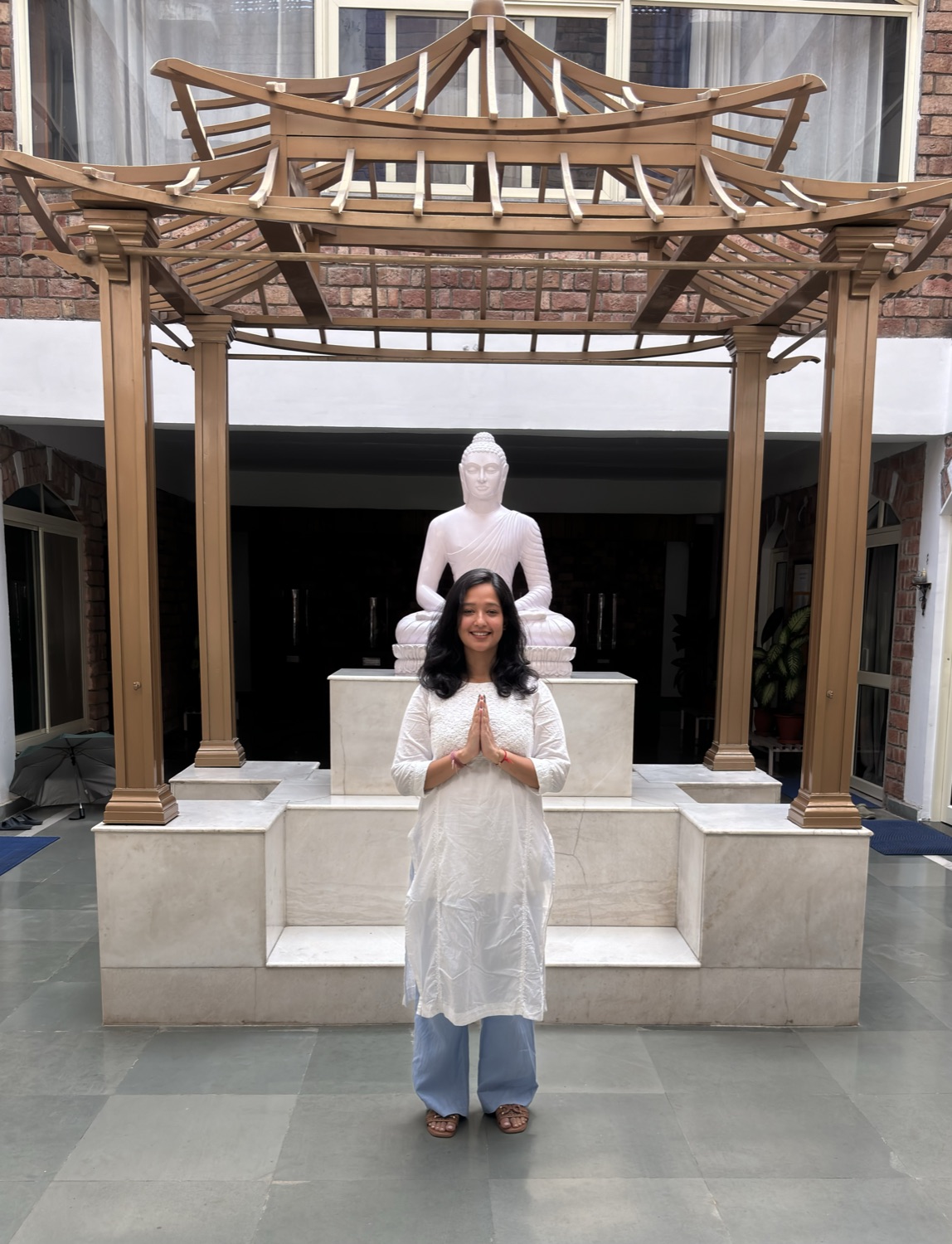 Manisha Patra at Swami Rama Sadhaka Grama, Rishikesh